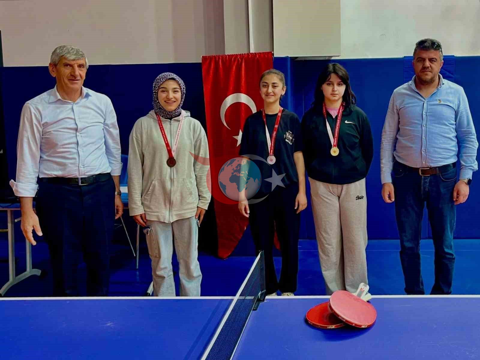 Bilecik'te Gençlerin Sporla Buluştuğu Masa Tenisi Turnuvası Sona Erdi