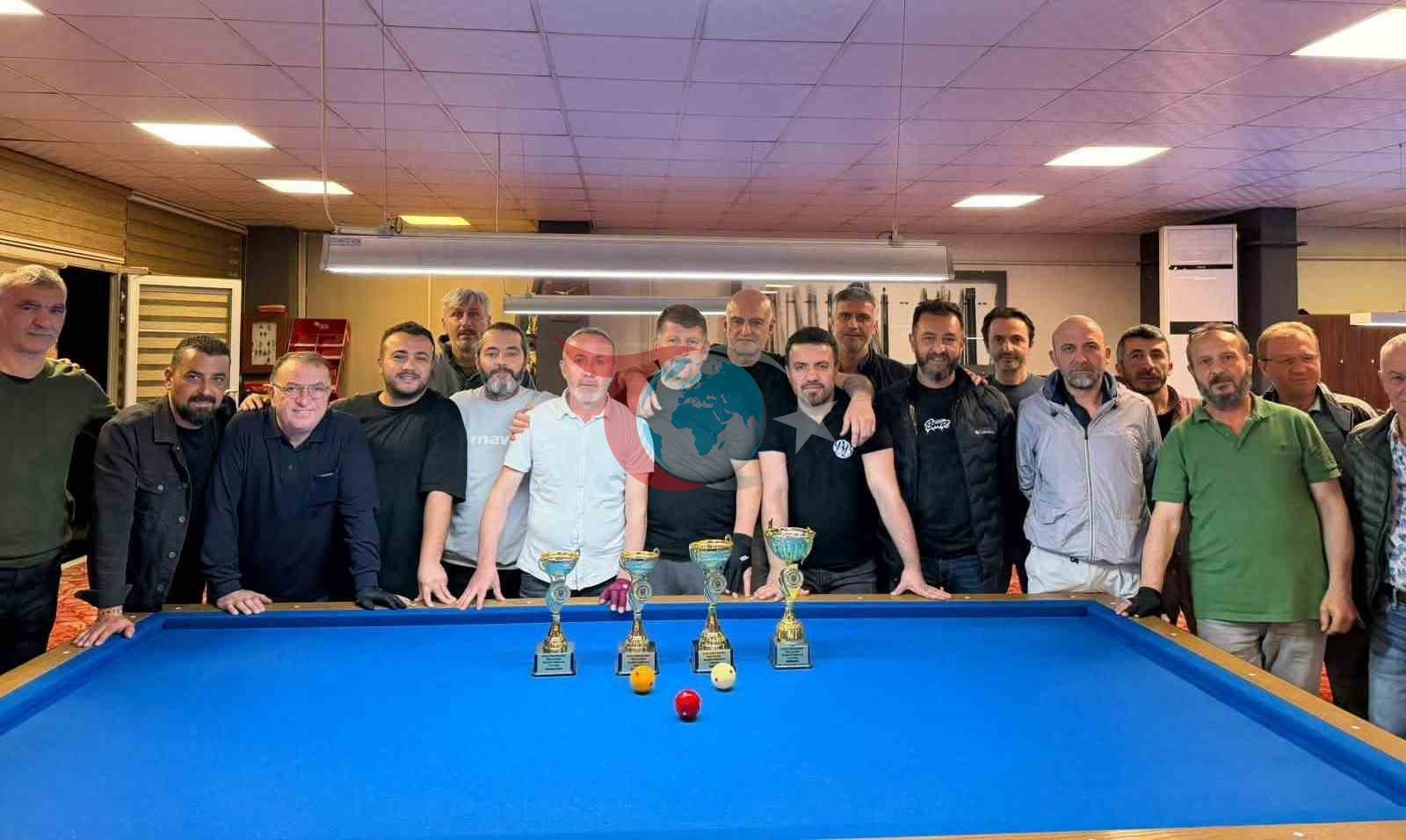Düzce'de Bilardo Turnuvasında Centilmenlik Öne Çıktı