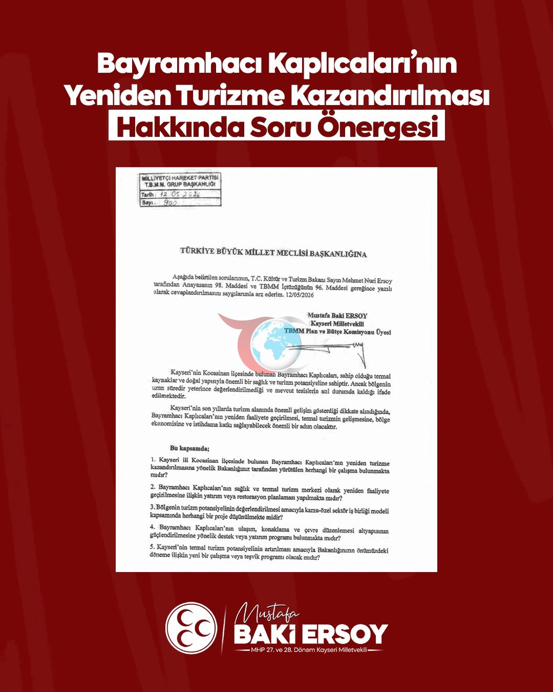 Bayramhacı Kaplıcaları: Kayseri Turizmine Yeniden Kazandırılmalı