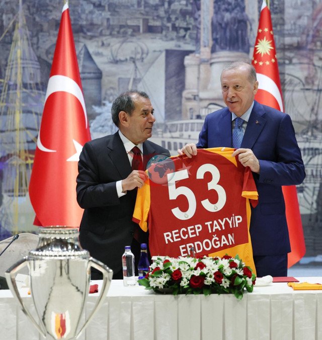 Cumhurbaşkanı Erdoğan Süper Lig şampiyonu Galatasaray'ı kabul etti - Resim: 2