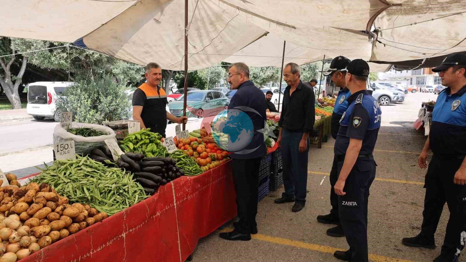 Mersin Akdeniz'de Pazarlarda Sıkı Zabıta Denetimi