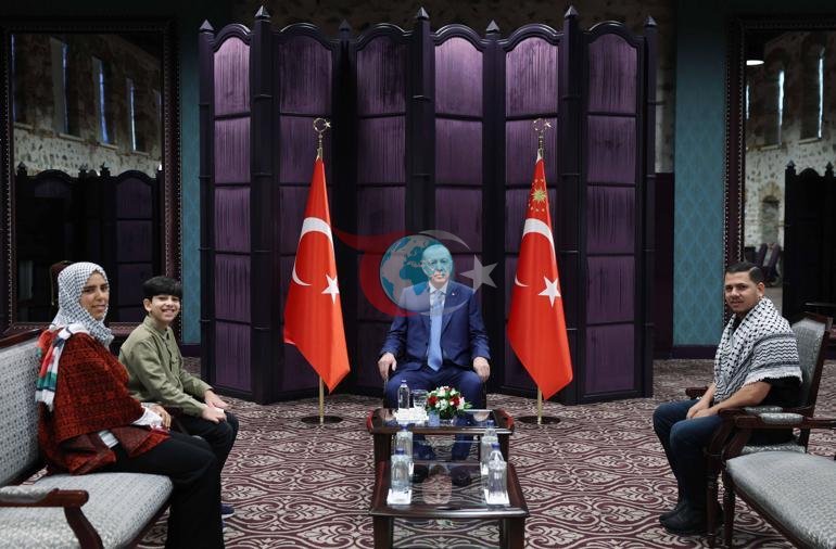 Prezident Erdog'an G'azon Abu Cezer va uning oilasini qabul qildi