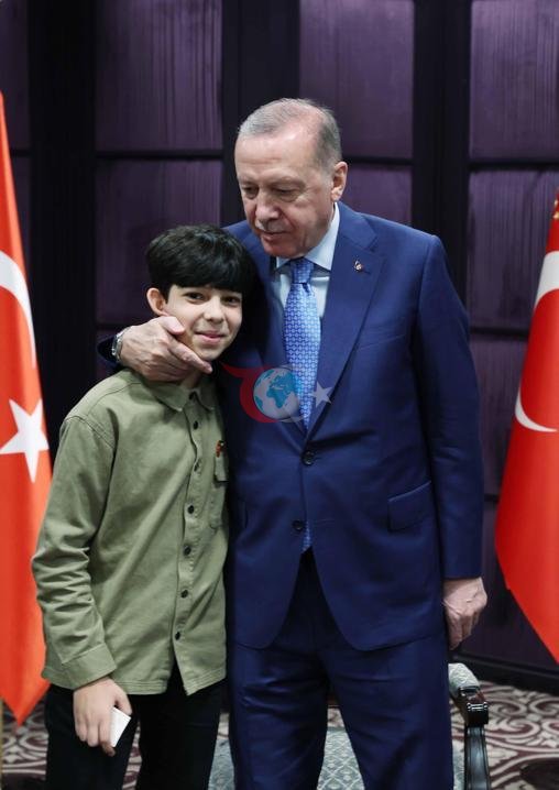 Prezident Erdog'an G'azon Abu Cezer va uning oilasini qabul qildi