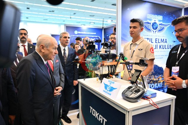 MHP Genel Başkanı Bahçeli, TEKNOCAK Teknoloji ve İnovasyon Festivali'ni ziyaret etti - Resim: 3