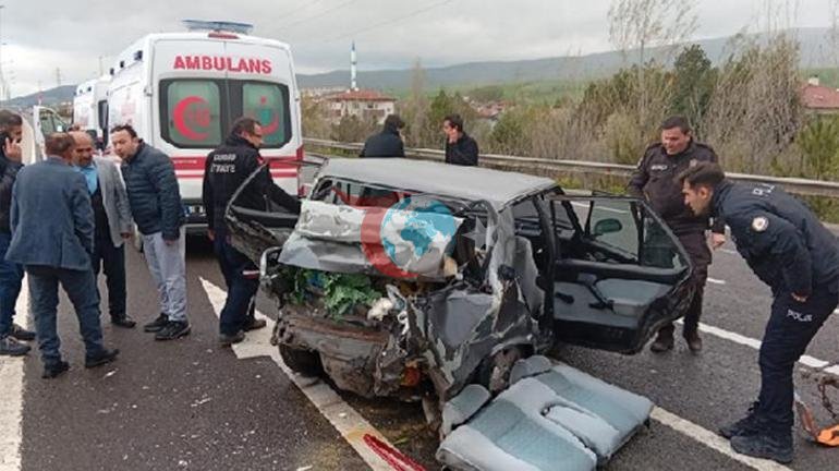 Çankırıda pikap park edilmiş avtomobilə çırpıldı, 3 nəfər ölüb, 5 nəfər yaralanıb