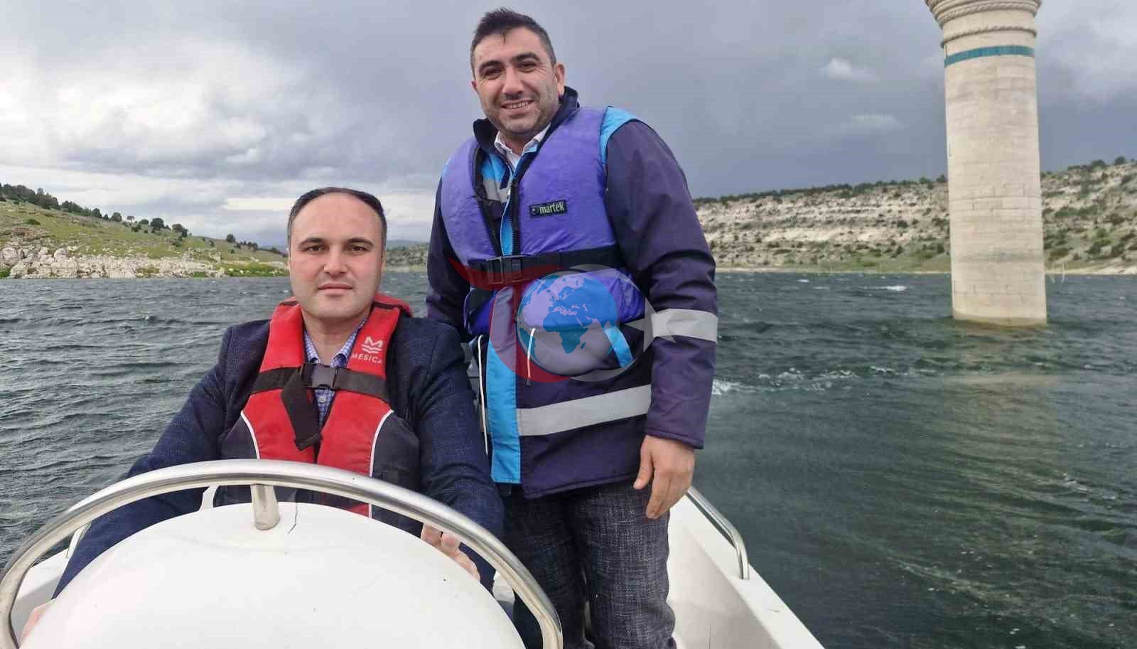 Aslanapa Kaymakamı'ndan Kureyşler Barajı'nda Su Ürünleri Denetimi