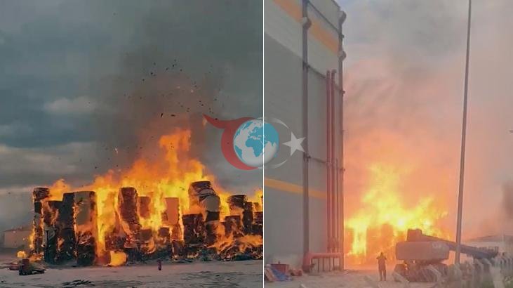 Konya Ereğli OSB'de Büyük Yangın: Kağıt Fabrikası Alevlere Teslim