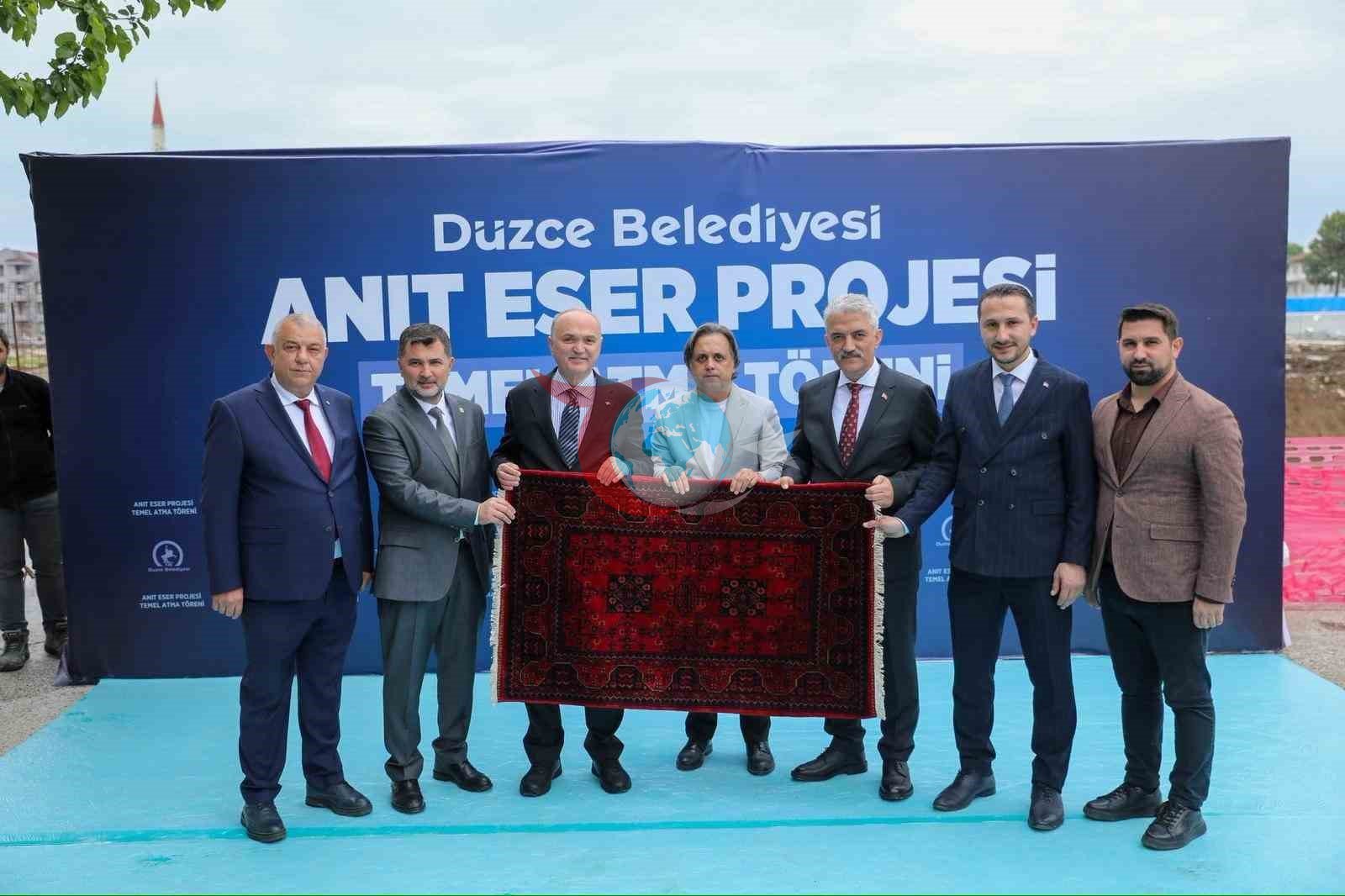 Düzce&rsquo;de 81 ilden getirilecek taşlar şehrin vizyonunu yansıtacak