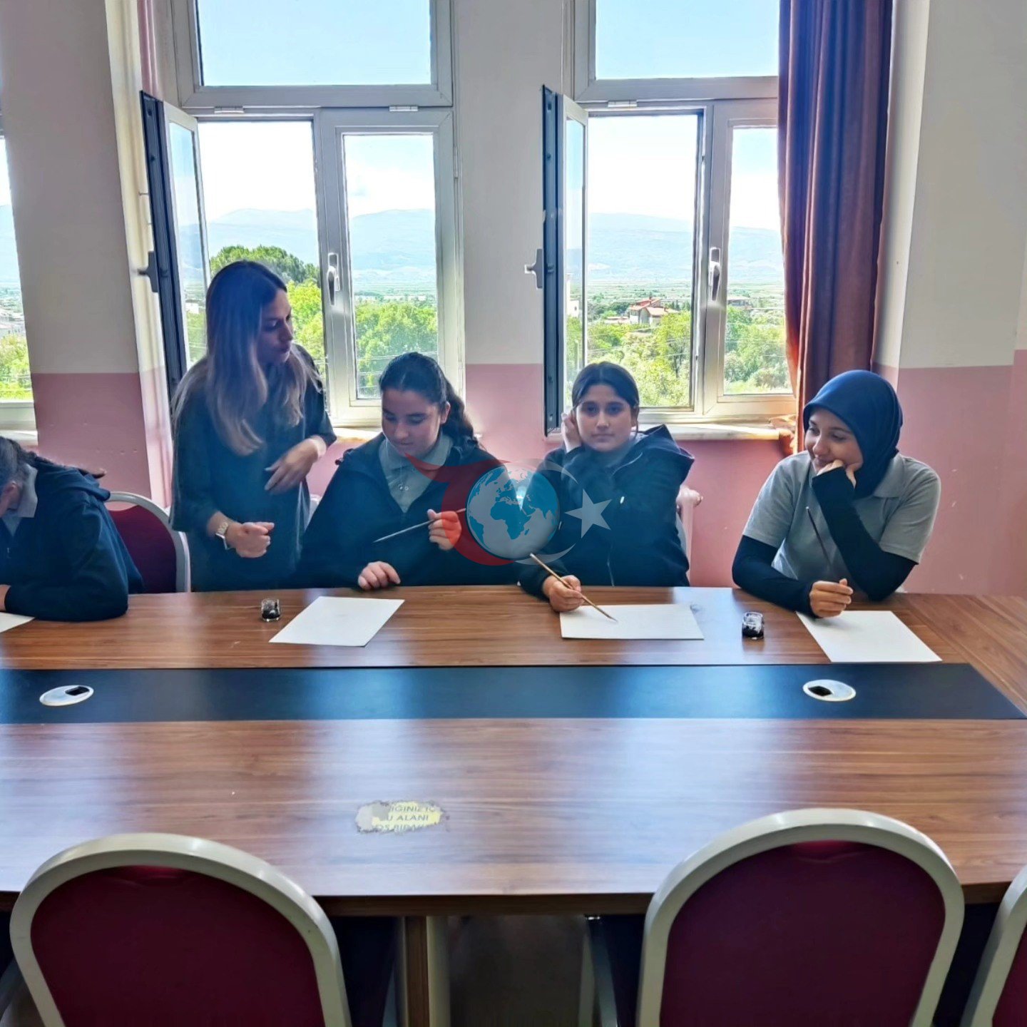 Sultanhisar'da Gençler Geleneksel Hat Sanatıyla Buluştu