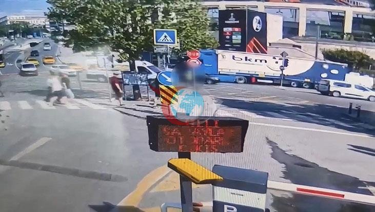 Beşiktaş'ta Minibüs Kadın Polise Çarptı: Kaza Anı Kamerada