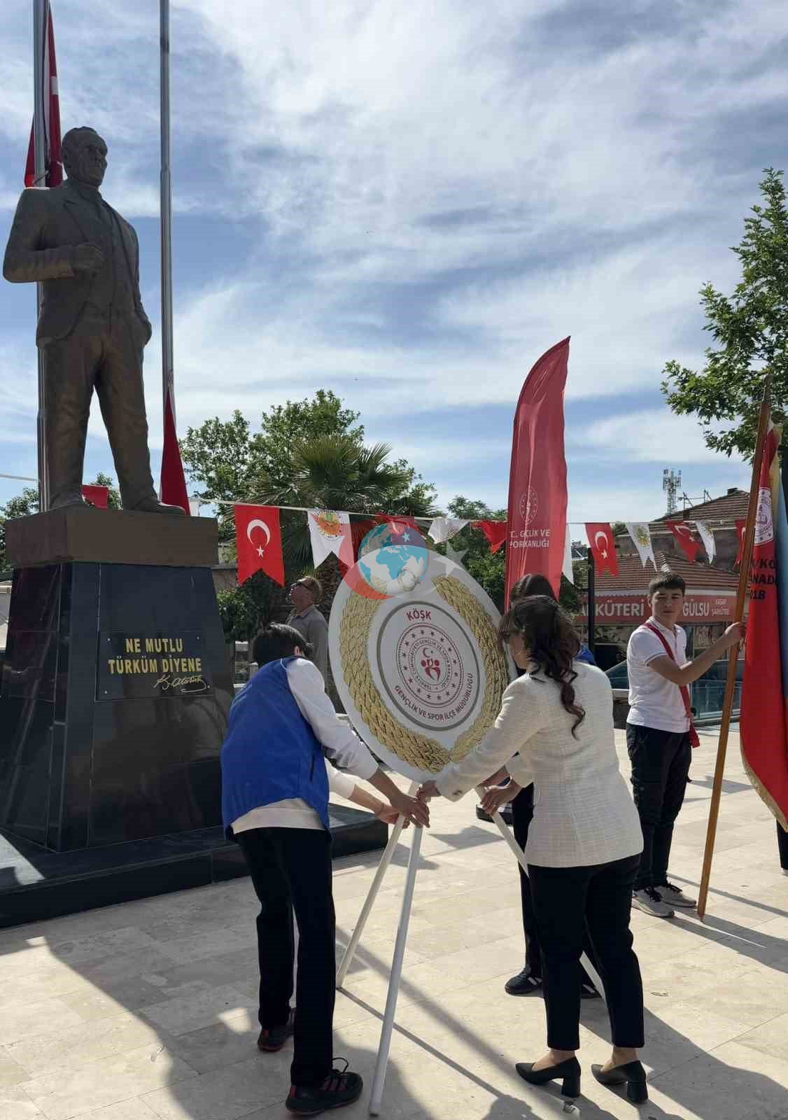 Köşk&rsquo;te 19 Mayıs coşkuyla kutlandı