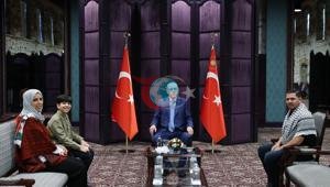 Cumhurbaşkanı Erdoğan, Gazze’nin küçük tanığı Ramazan Ebu Cezeri kabul etti