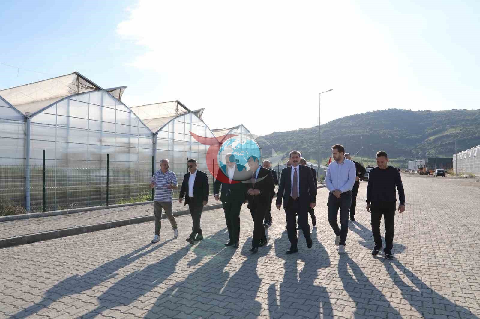 Bafra'da Tarım ve Sanayi Yatırımları Yerinde İncelendi