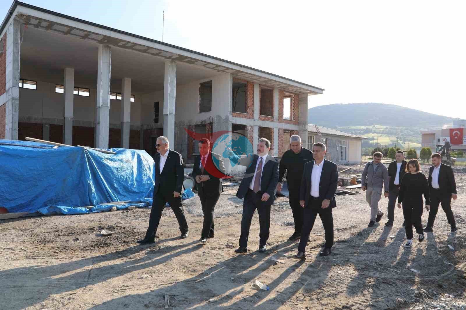 Bafra&rsquo;da üretim ve kamu yatırımları yerinde incelendi