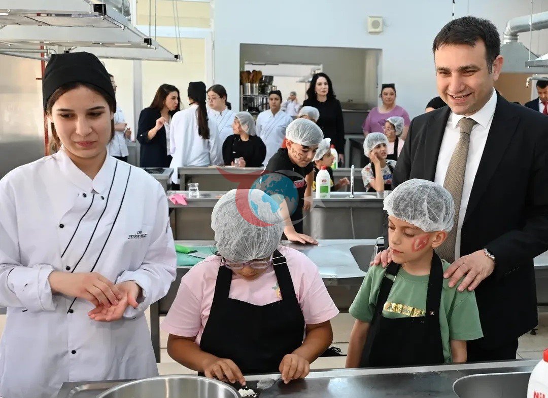 Köşk'te Minik Şefler Mutfak Sanatlarıyla Buluştu