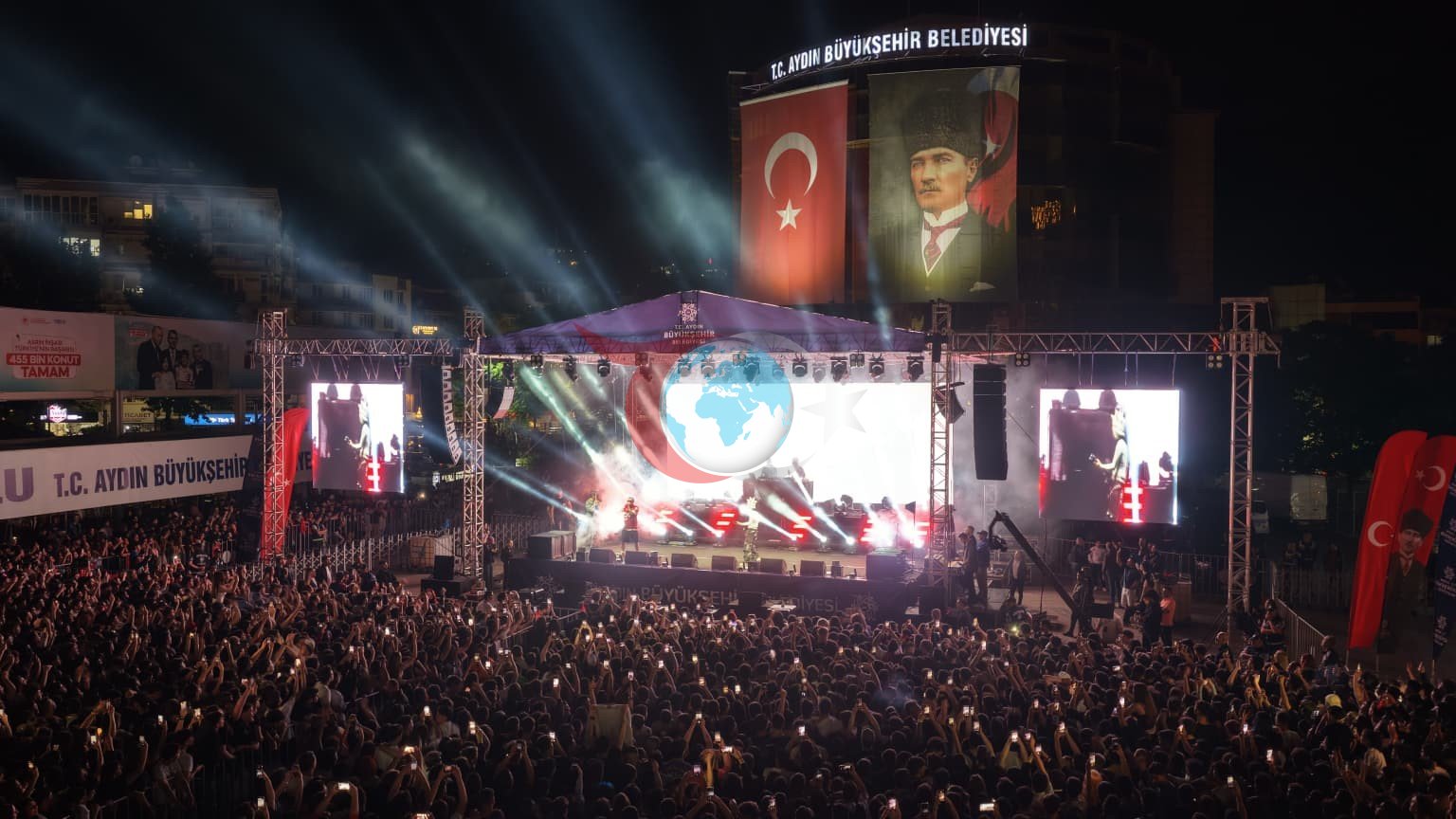 Aydın'da 19 Mayıs Coşkusu Motive Konseriyle Zirve Yaptı