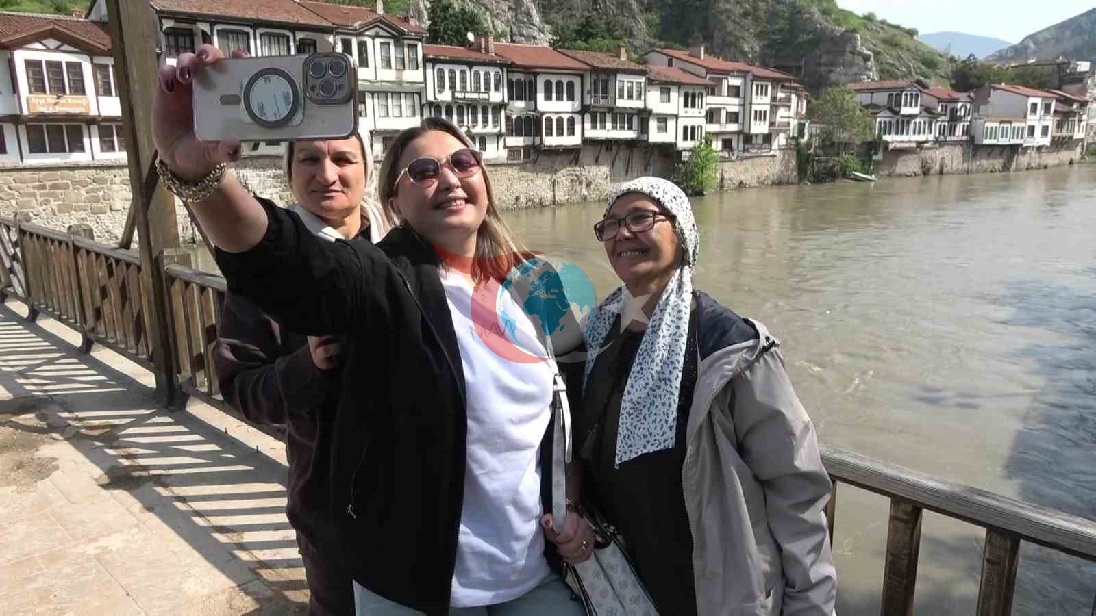Amasya&rsquo;ya gelen şaşırıyor: Korna sesi yok, yollarda öncelik yayaların