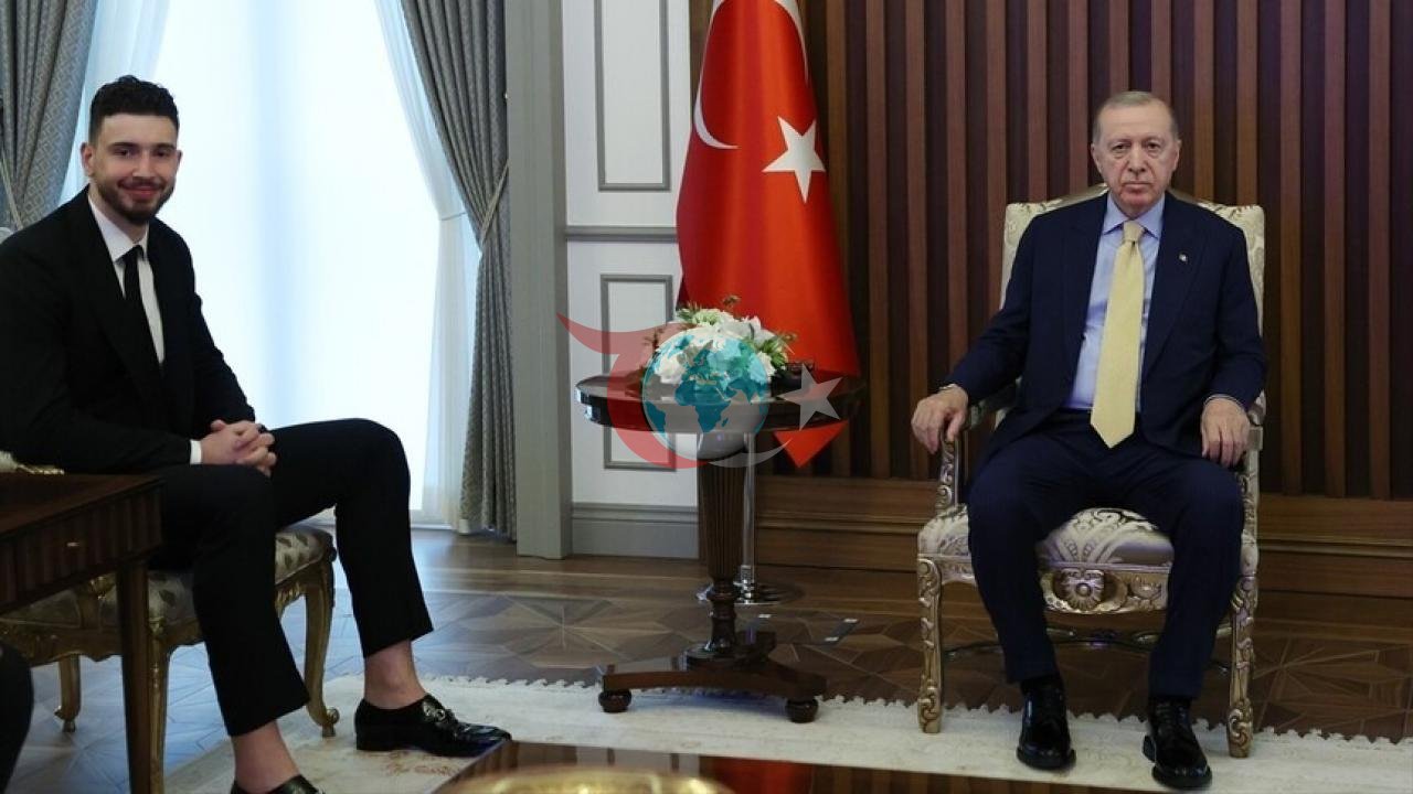 Erdoğan, NBA Yıldızı Alperen Şengün ile Bir Araya Geldi