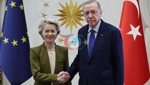 Prezident Ərdoğan Ursula fon der Leyen ilə görüşüb