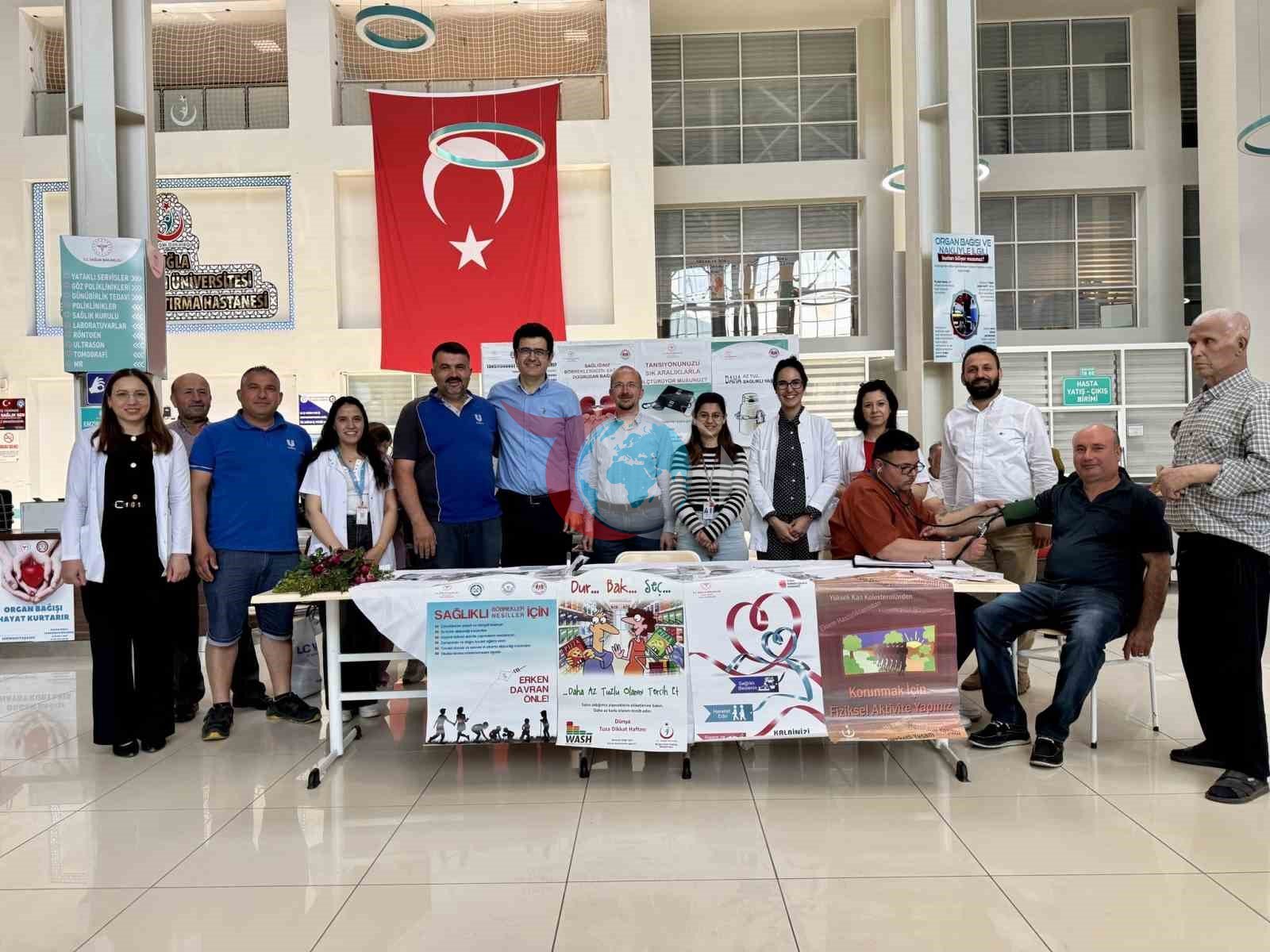 Muğla Hastanesi'nden Hipertansiyon Farkındalık Etkinliği