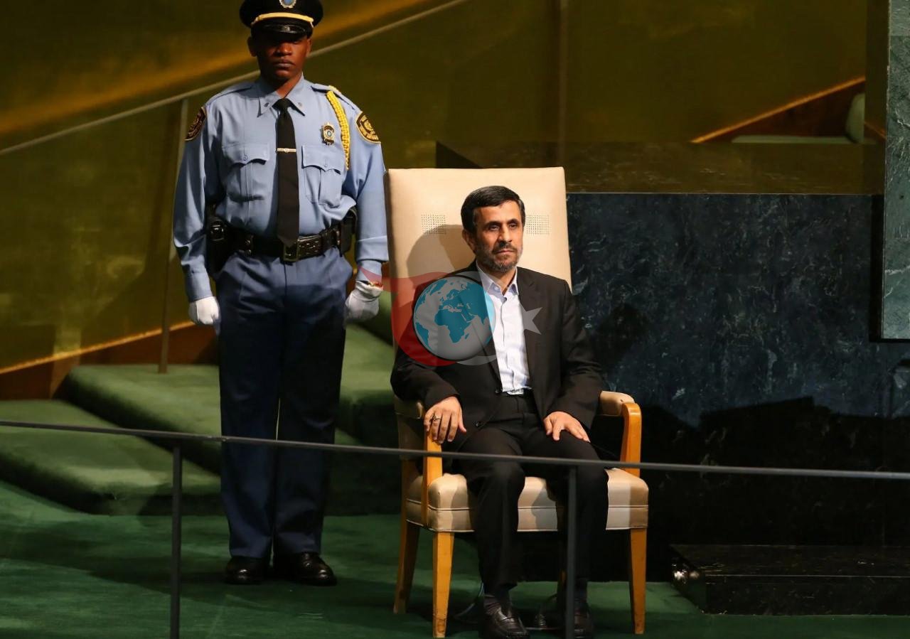 2012 yฤฑlฤฑnda Ahmedinejad BM Konferasฤฑndayken (Kaynak: The New York Times)