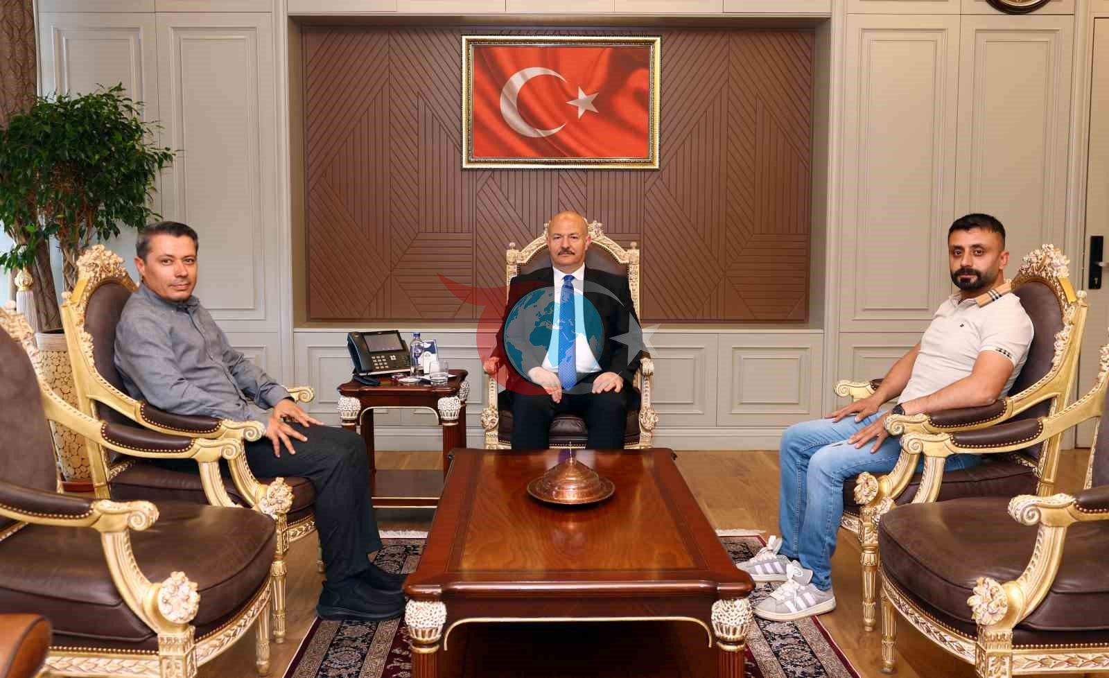 Adıyaman Valisi Abdullah Küçük'e Basın Mensuplarından Ziyaret