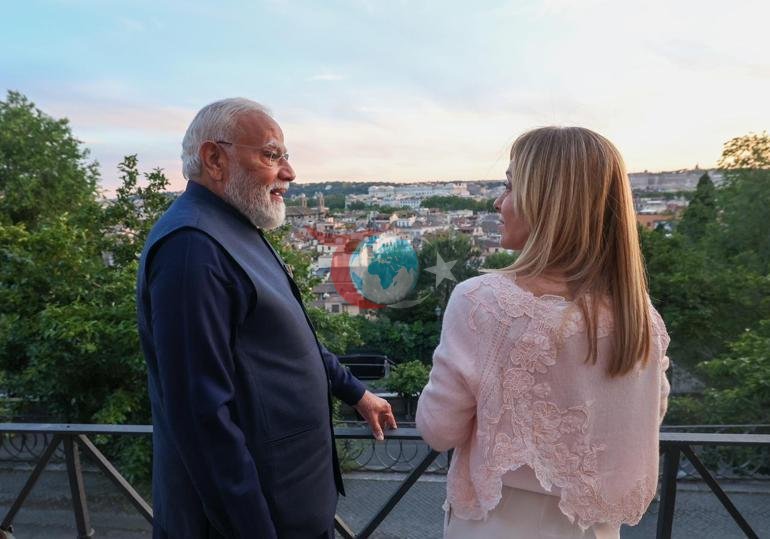 Hindistanın Baş naziri Modi italyan həmkarı Meloni ilə görüşüb