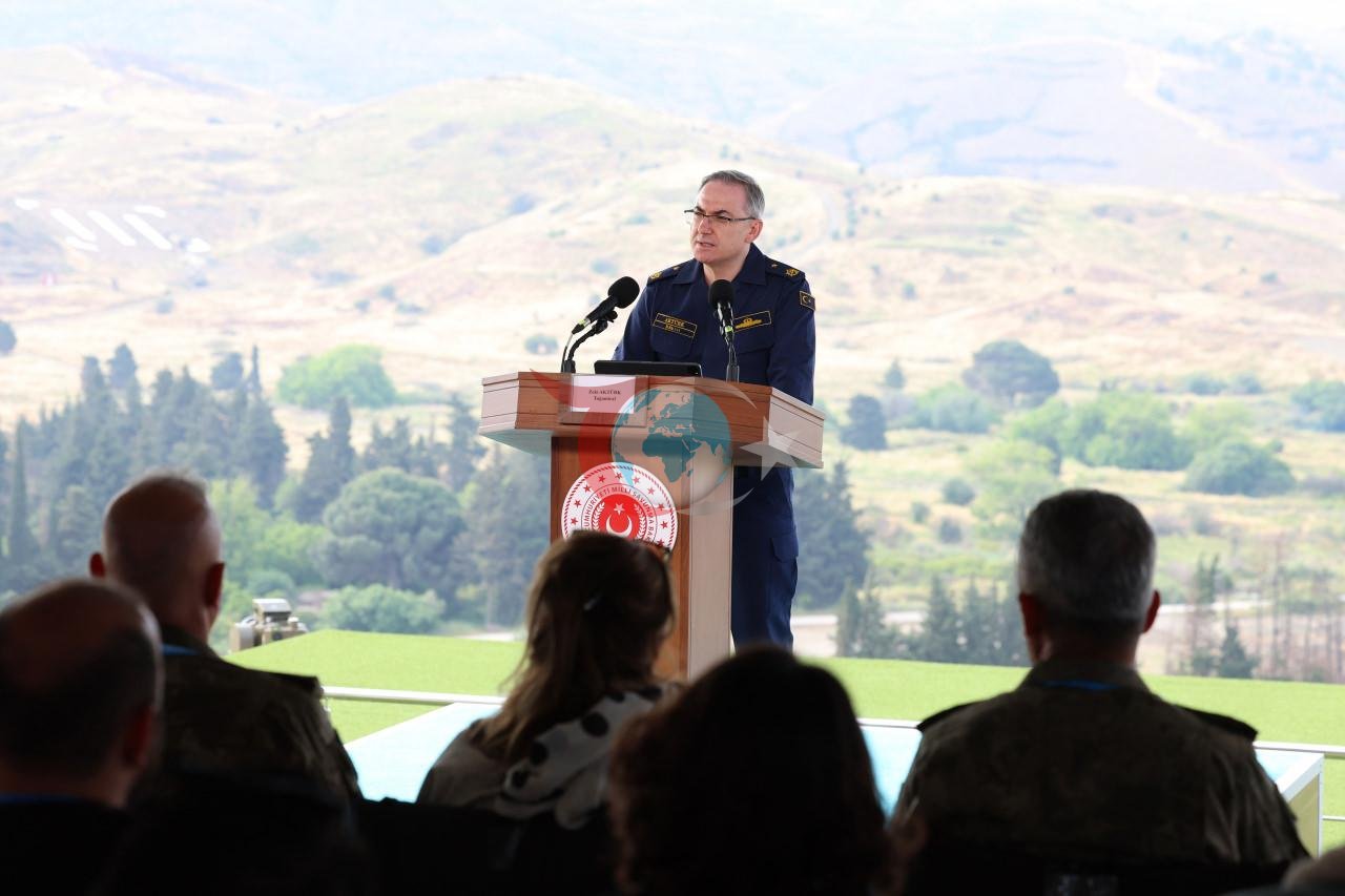 Ministry of National Defense (MSB) Press and Public Relations Advisor and Ministry Spokesperson, Rear Admiral Zeki Aktürk, spoke at the weekly press briefing held in the Doğanbey Firing and Exercise Zone in Seferihisar within the scope of the EFES-2026 Combined, Joint Fired Field Exercise.