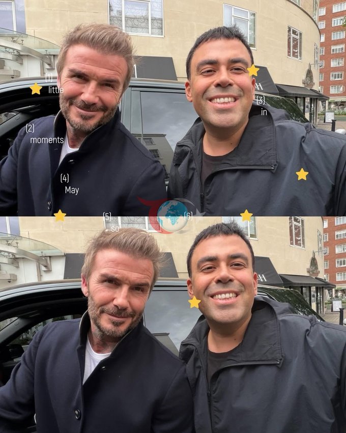 Həbs qərarı çıxarılan Mert Vidinlinin Bekhem postu - Şəkil: 1