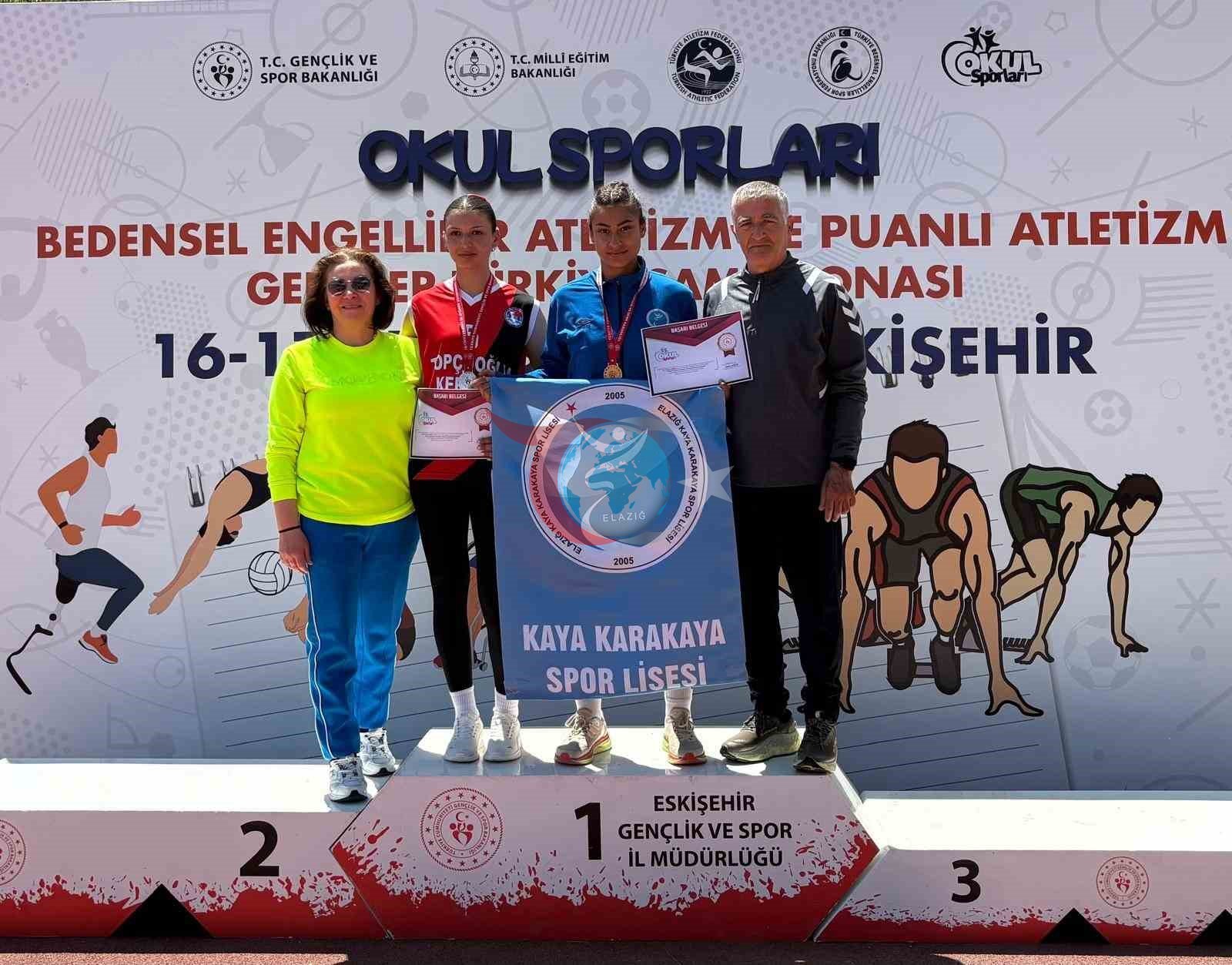 Elazığlı Atletlerden Türkiye Şampiyonasında Tarihi Başarı