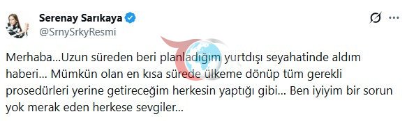 Serenay Sarıkaya uzun müddətdir ki, ilk açıqlama verildi! Şəkil: 1