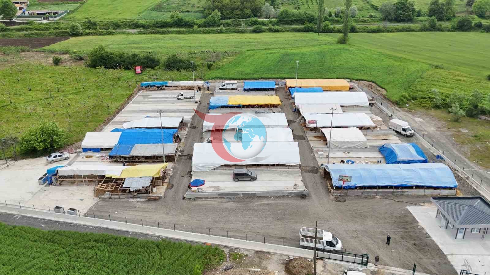 İlkadım'da Kurban Pazarı Bayrama Hazır Hale Getirildi