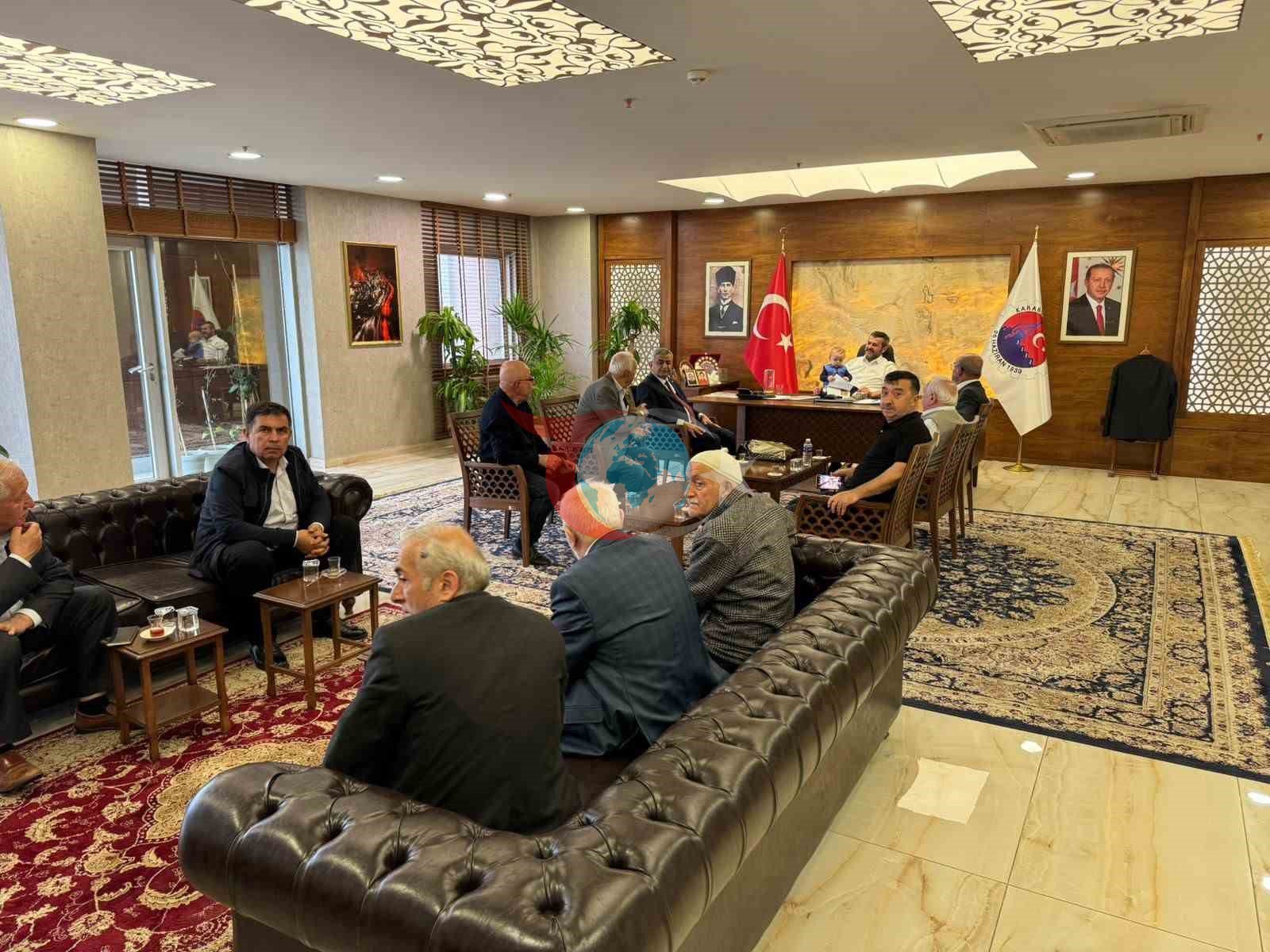 Başkan Çetinkaya'ya 100. Yıl Mahallesi'nden Teşekkür Ziyareti