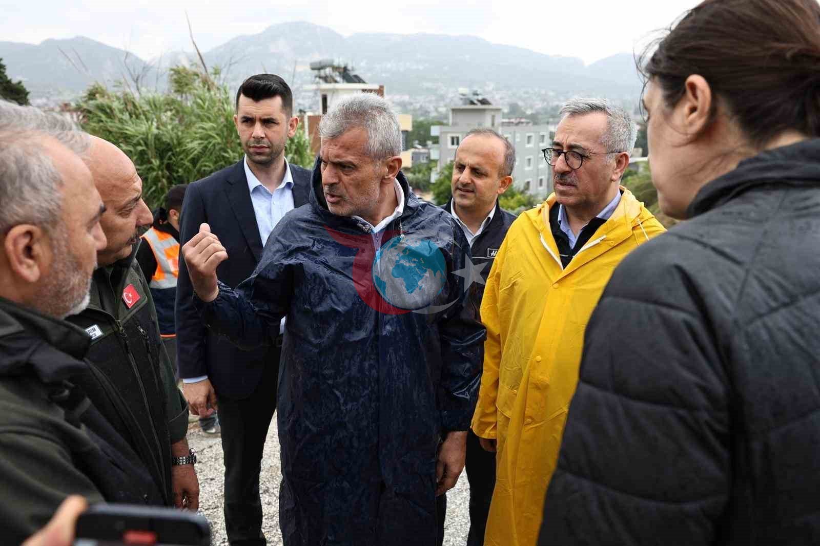 Başkan Öntürk, Selden Etkilenen Hatay'da İncelemelerde Bulundu
