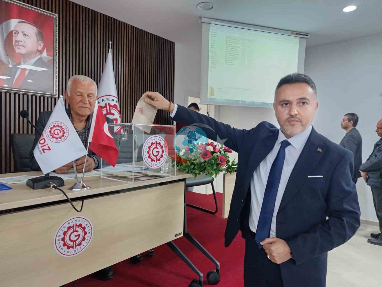Dr. Yunus Altıngemi Gediz OSB'nin Yeni Başkanı Seçildi