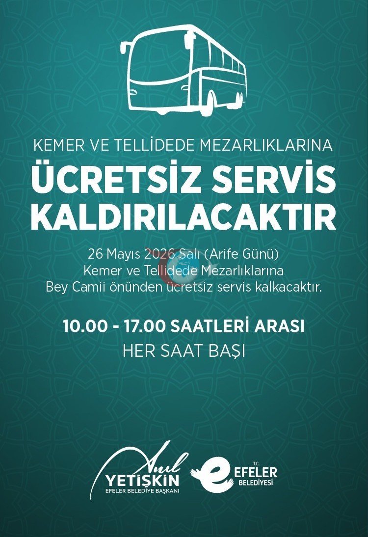 Efeler Bələdiyyəsindən Bayramqabağı Pulsuz Qəbiristanlıq Xidməti