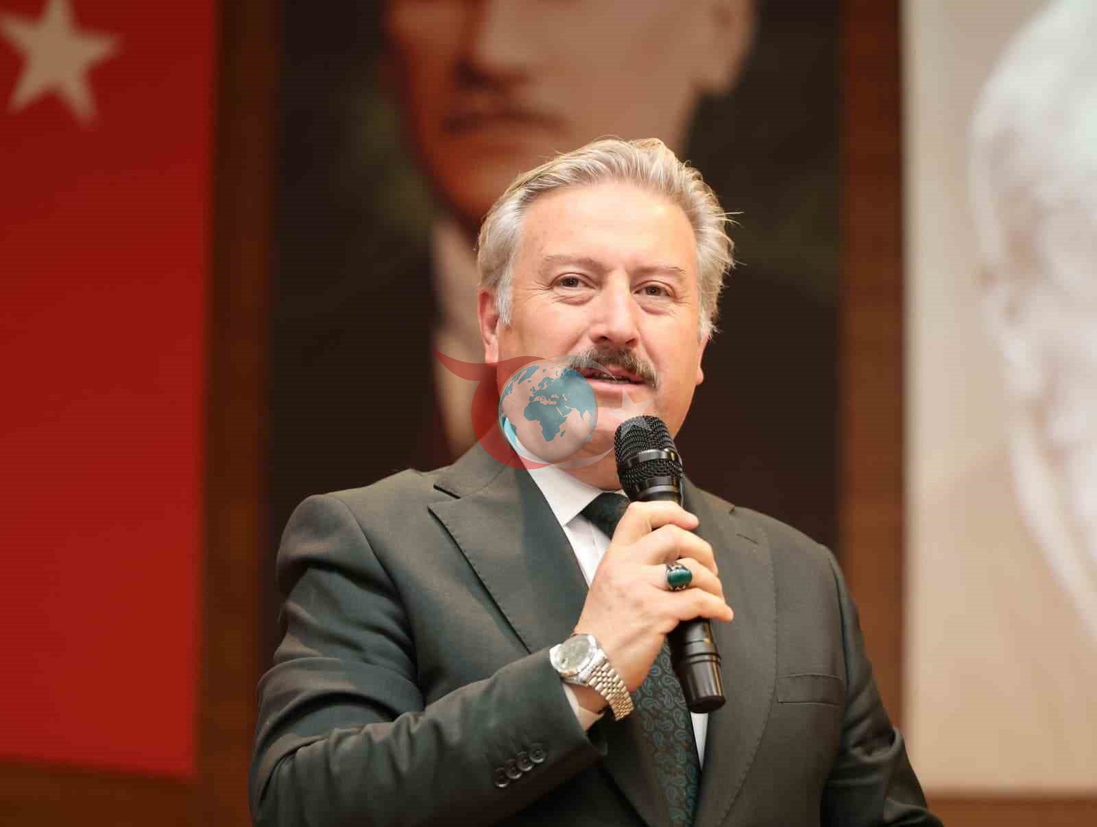 Necip Fazıl Memorial with its poemmors