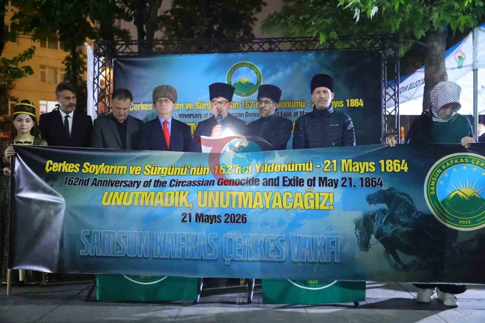 Çerkes Soykırımı'nın 162. Yılında Samsun'da Unutulmayan Anma
