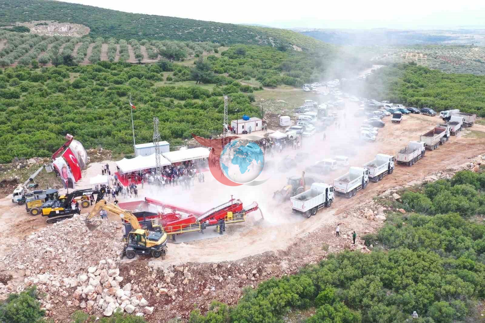 Saruhanlı'da Mıcır Üretim Tesisi Açıldı: Yılda 312 Bin Ton Kapasite
