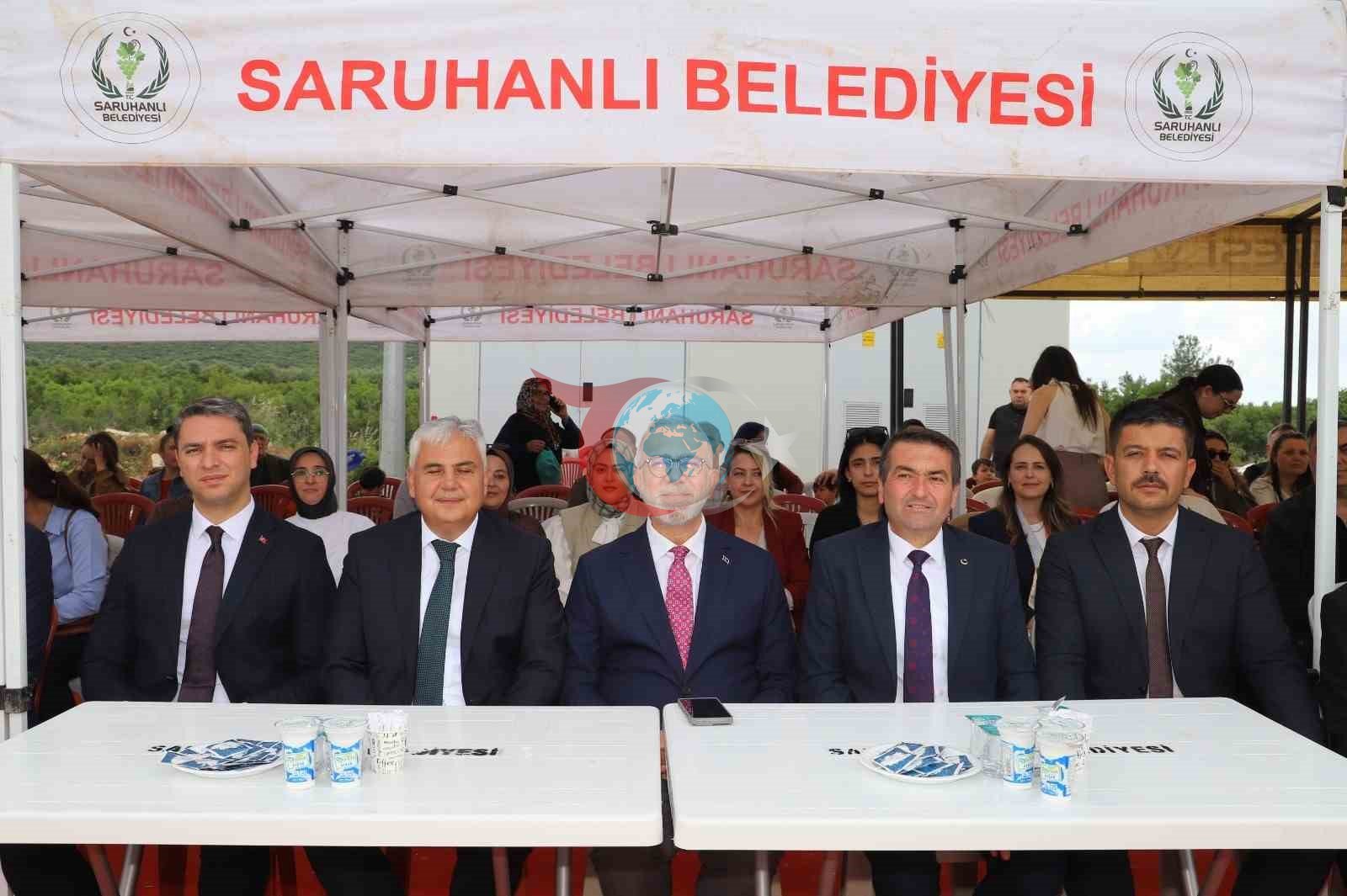 Saruhanlı’da ayda 26 bin ton mıcır üretilecek tesis açıldı