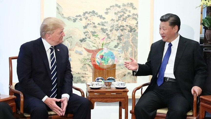 ABD Başkanı Donald Trump ile Çin Devlet Başkanı Şi Cinping
