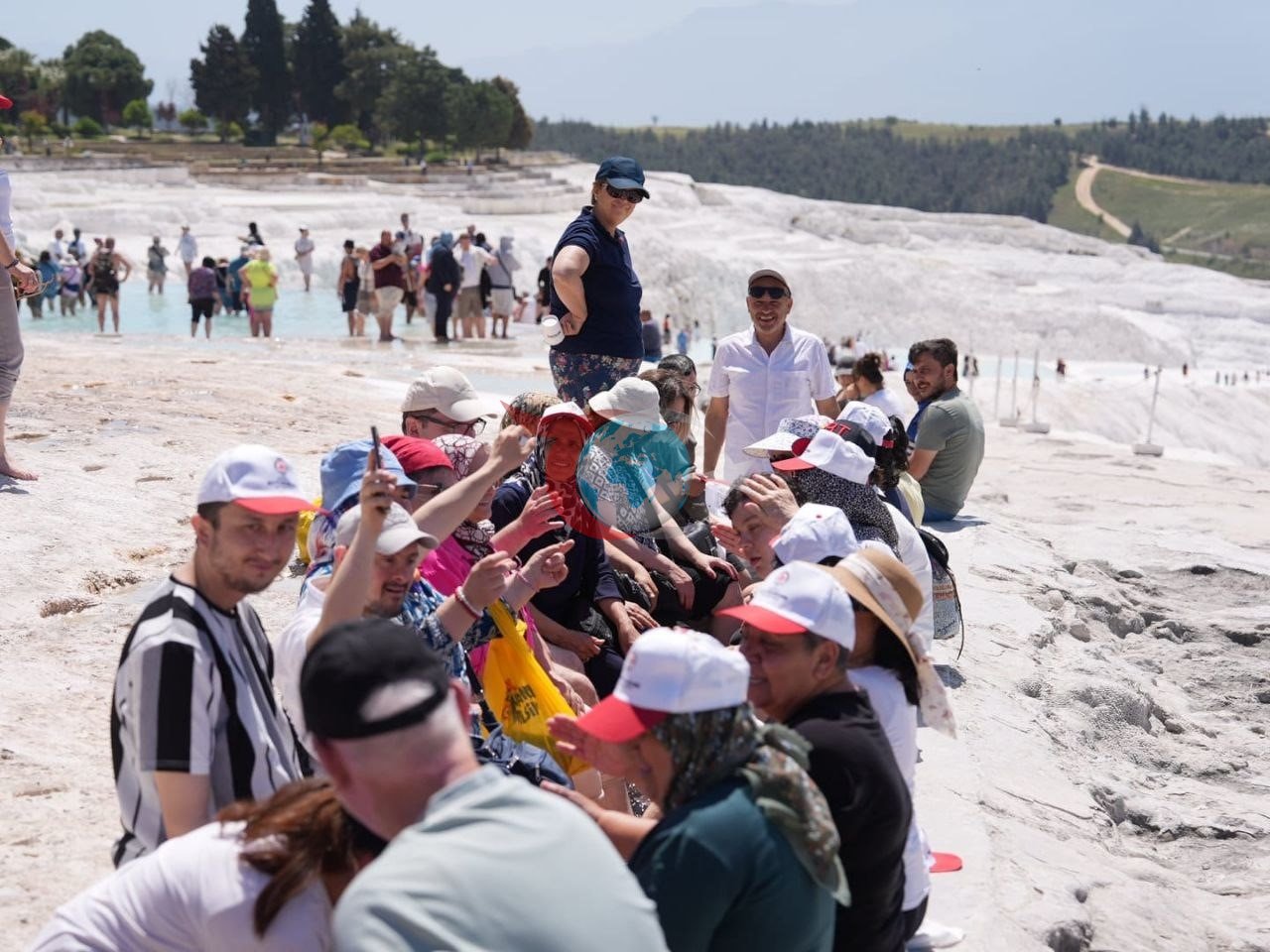 Engelliler Pamukkale'de Unutulmaz Bir Gün Geçirdi