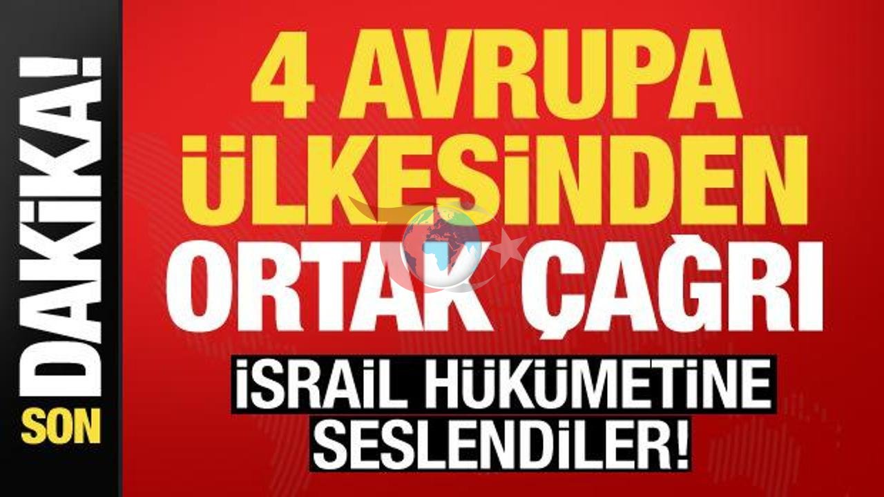 Avrupa'dan Batı Şeria İçin Kritik Çağrı: İsrail'e Tepki