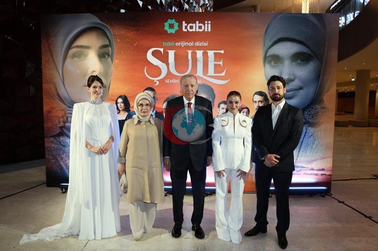 Президент Эрдоган 'Sule Benim Öykün' телесериалынын премьерасына катышты data-inline-image=