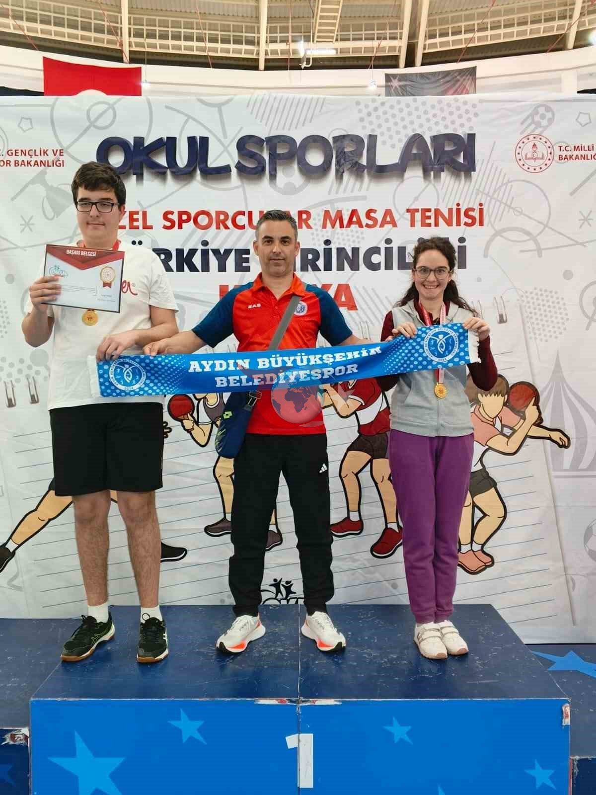 Aydın’ın özel sporcularından Türkiye şampiyonluğu
