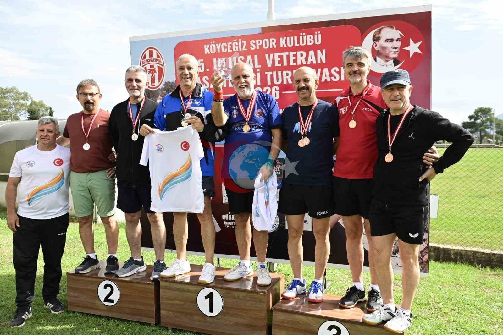 Köyceğiz'de Veteran Sporcuların Buluşması Tamamlandı