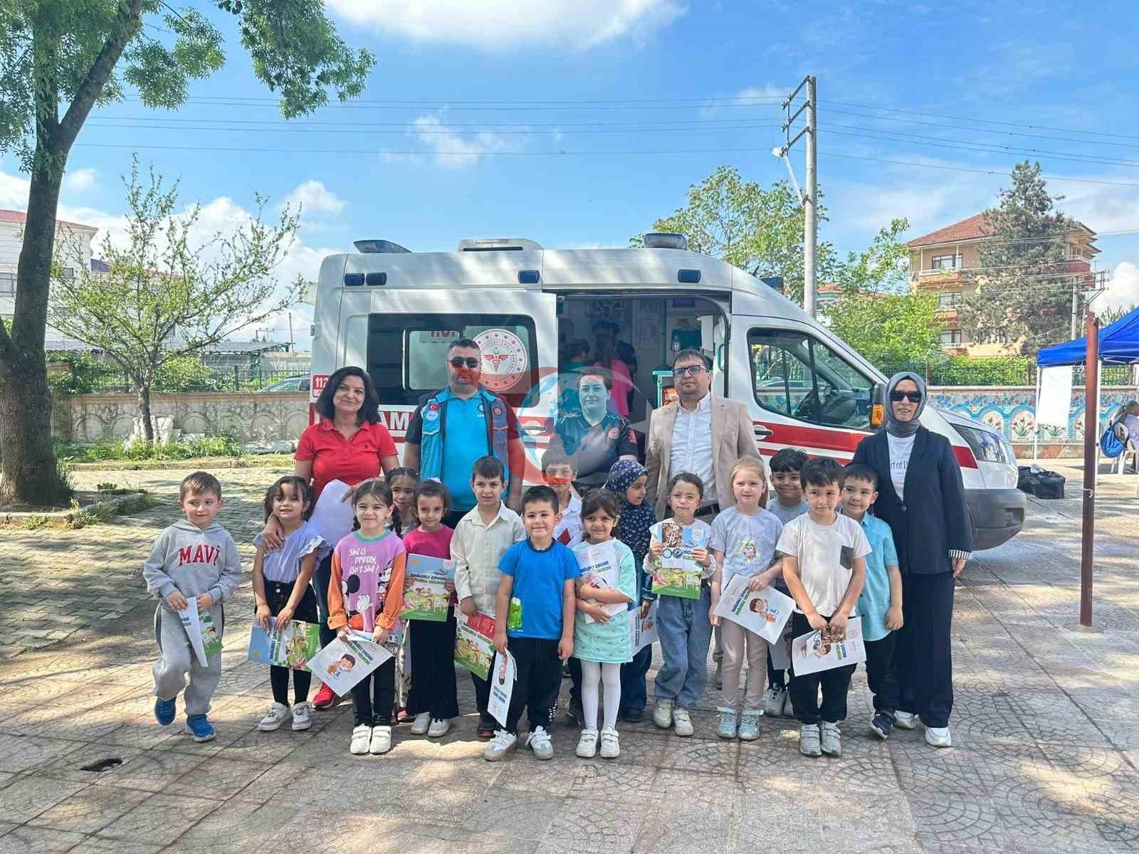 Düzce&rsquo;de miniklere sağlık ve hareket bilinci aşılandı