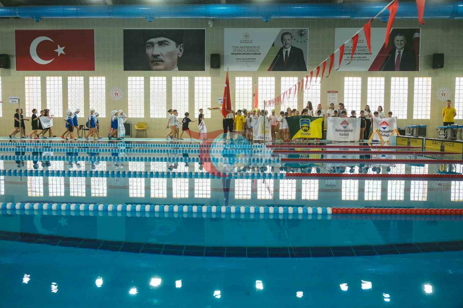 Aydın’da Okul Sporları Minikler Yüzme İl Birinciliği başladı