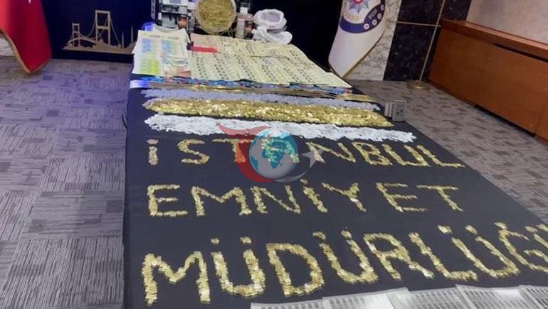 İstanbulda saxta valyuta və qızıl əməliyyatı. Müsadirə edilənlər ağlasığmazdır