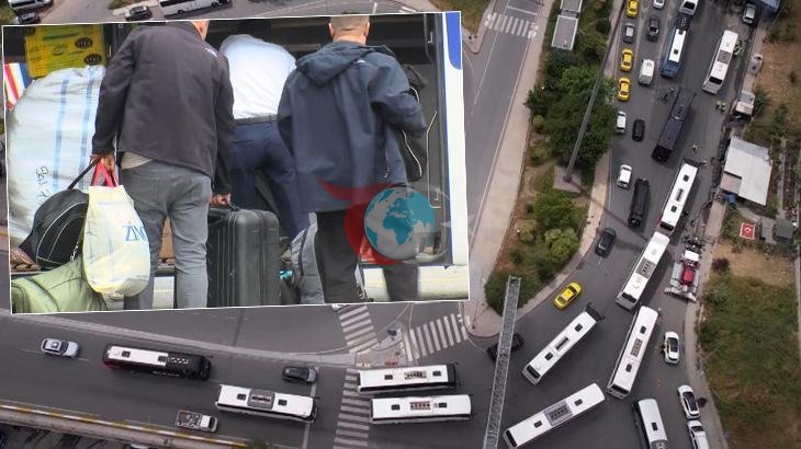 İstanbul'da Bayram Tatili Göçü: Otogarlar Dolup Taşıyor